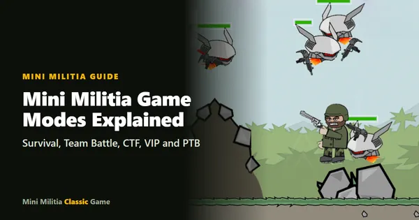 Mini Militia Game Modes guide cover